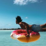 French Polynesia - Man With Floater