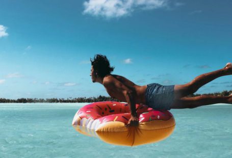 French Polynesia - Man With Floater
