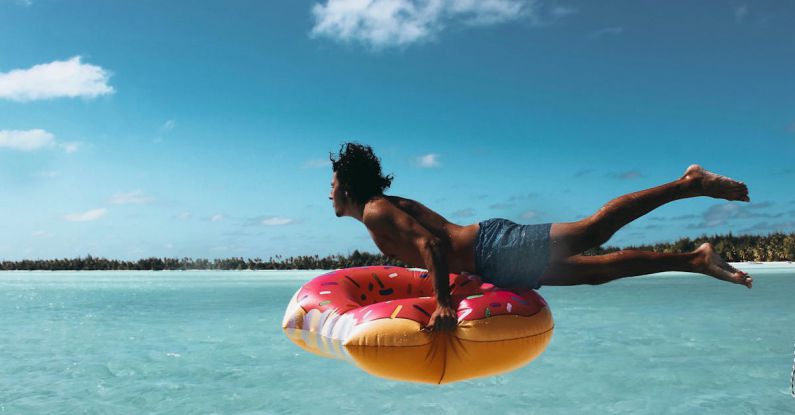 French Polynesia - Man With Floater