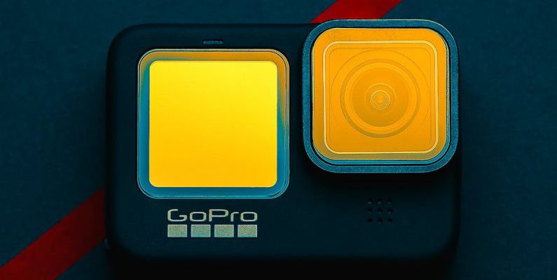 GoPro Hero9 - A Close-Up Shot of a GoPro Hero9