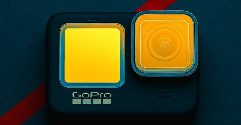 GoPro Hero9 - A Close-Up Shot of a GoPro Hero9