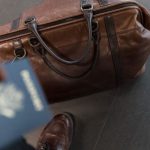 Travel Bag - Brown Leather Duffel Bag