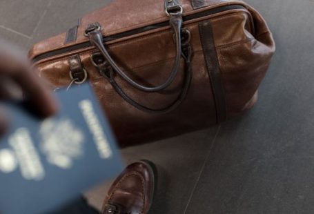 Travel Bag - Brown Leather Duffel Bag