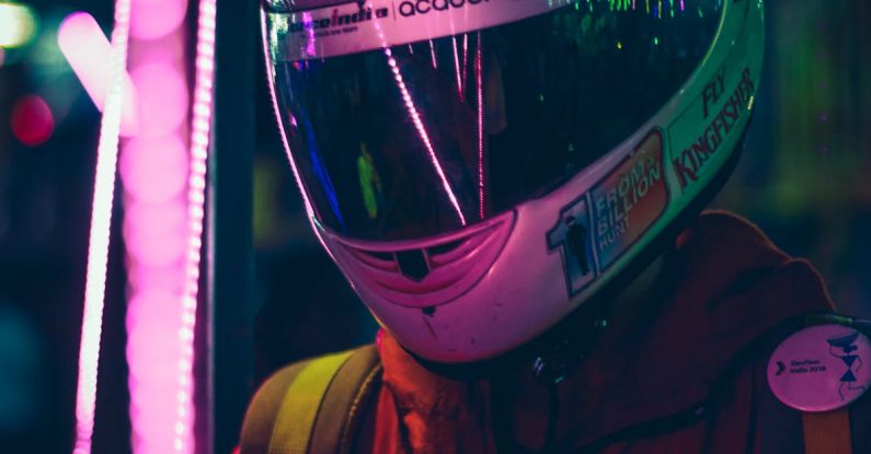 Gear Safety - Person Wearing Helmet