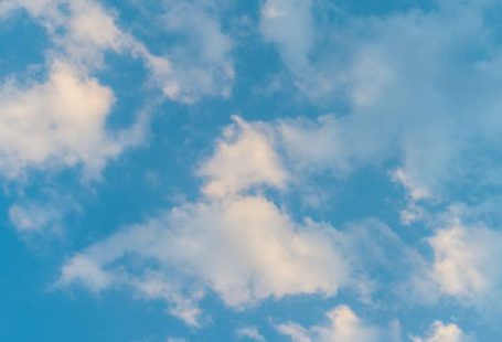 Weather Scuba - White Clouds in Bright Blue Sky