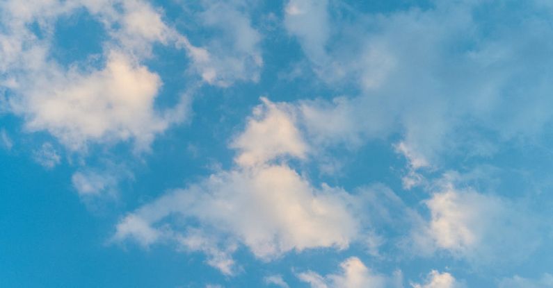 Weather Scuba - White Clouds in Bright Blue Sky
