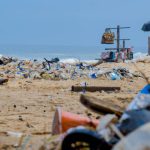 Ocean Pollution - Piles Of Garbage By The Shore